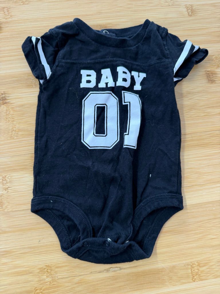 Koala Kic Baby 01 Bodysuit – 0–3M | Black Jersey Style