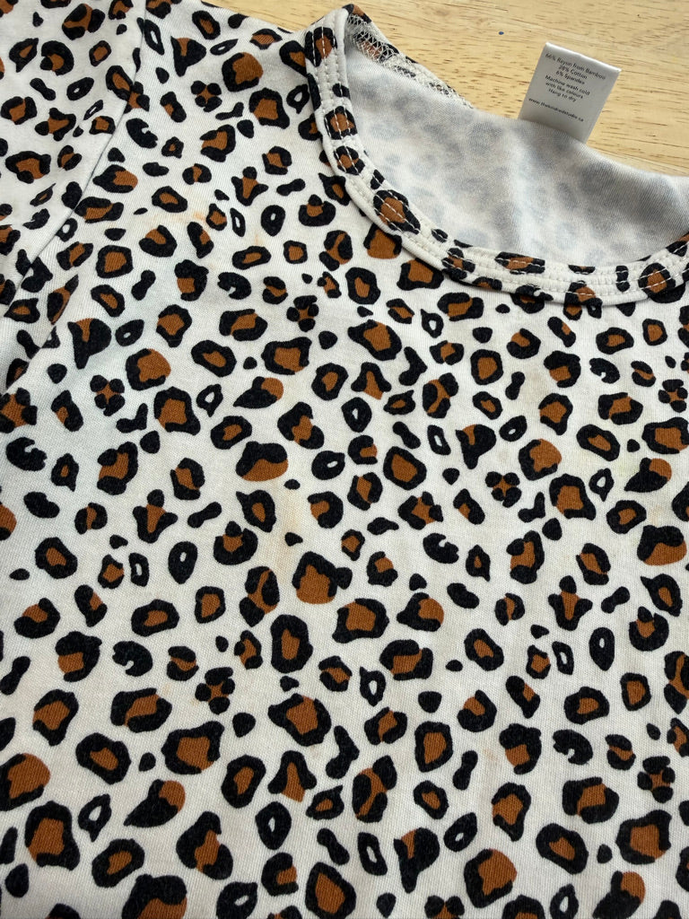 Little & Lively Dress – 1/2T | Leopard Cheetah Print with Orange Gore | Play