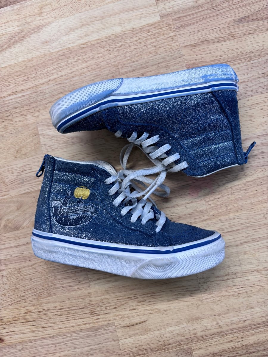 Vans High Tops - Silver/Blue Harry Potter Collaboration - Size 12 - Nest and Sprout - Consignment