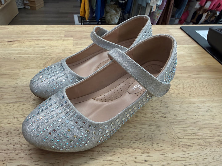 Fabulous Sparkle Embellished Heels – Junior 3 (EU 34) | Silver Special Occasion
