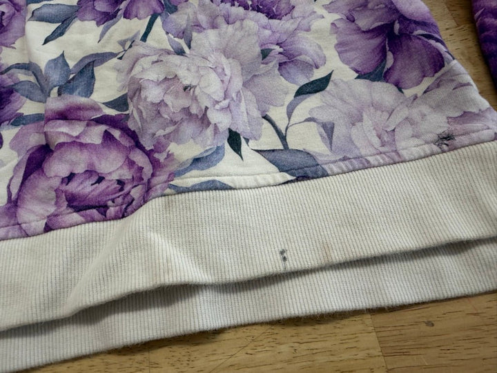 Bums & Roses Two - Piece Jogger Set – 18–24M | Purple Floral (Play) - Nest and Sprout - Consignment