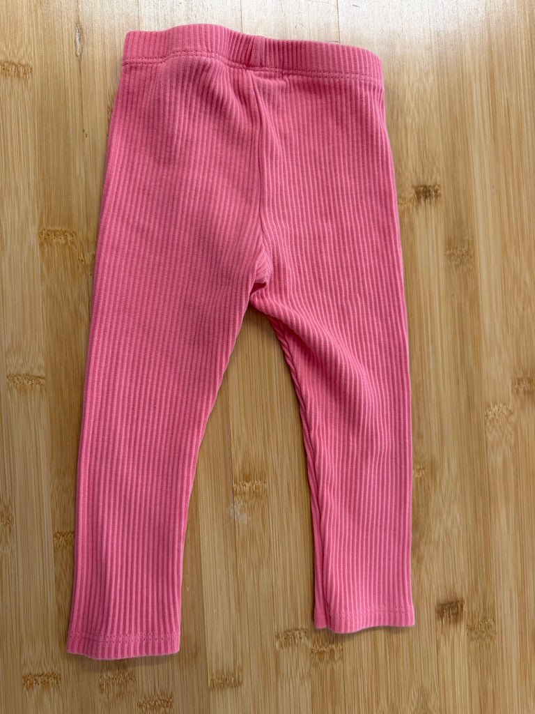 Souris Mini Ribbed Knit Leggings – 12–18M | Pink - Nest and Sprout-Consignment