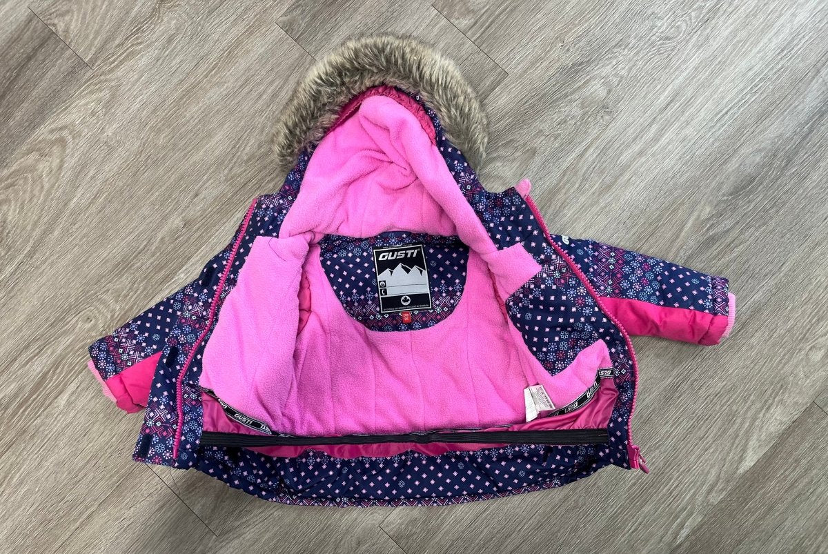 Children's Place 3-in-1 Jacket – 12-18 Months (Purple & Pink) - Nest and Sprout-Consignment