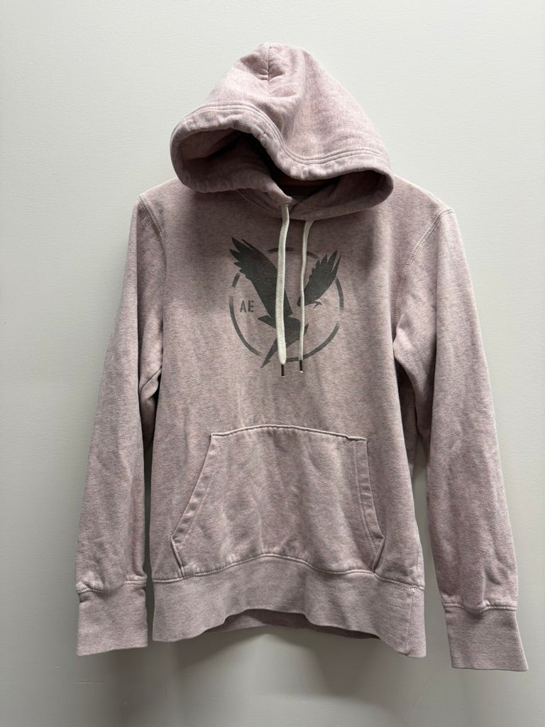 American Eagle Super Soft Hoodie – XS (Youth 12–14) | Pink Heathered - Nest and Sprout-Consignment