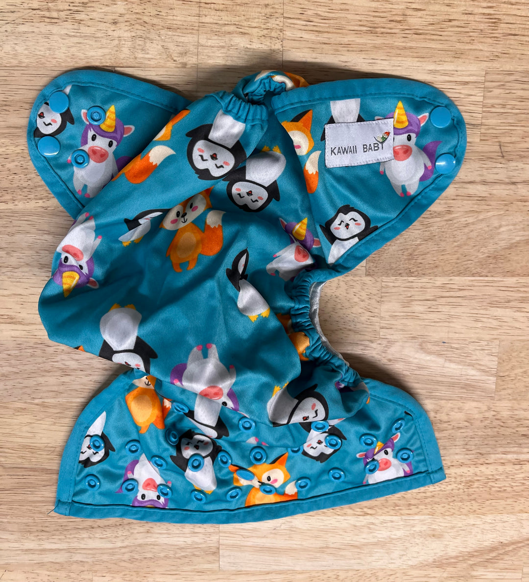 Kawaii Baby Diaper Cover – OS (Animal Print)