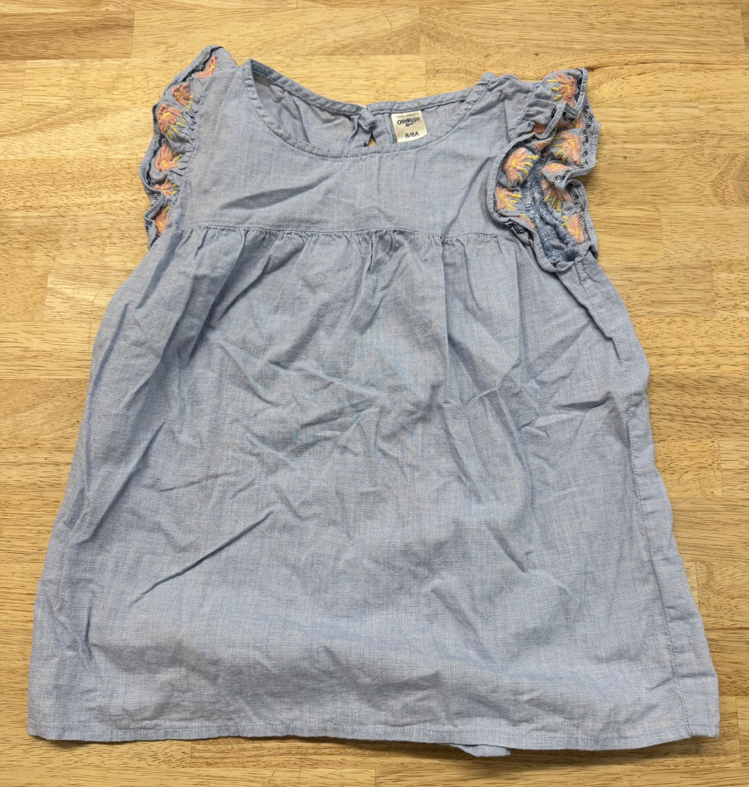 OshKosh Flutter Sleeve Top – 8 | Blue