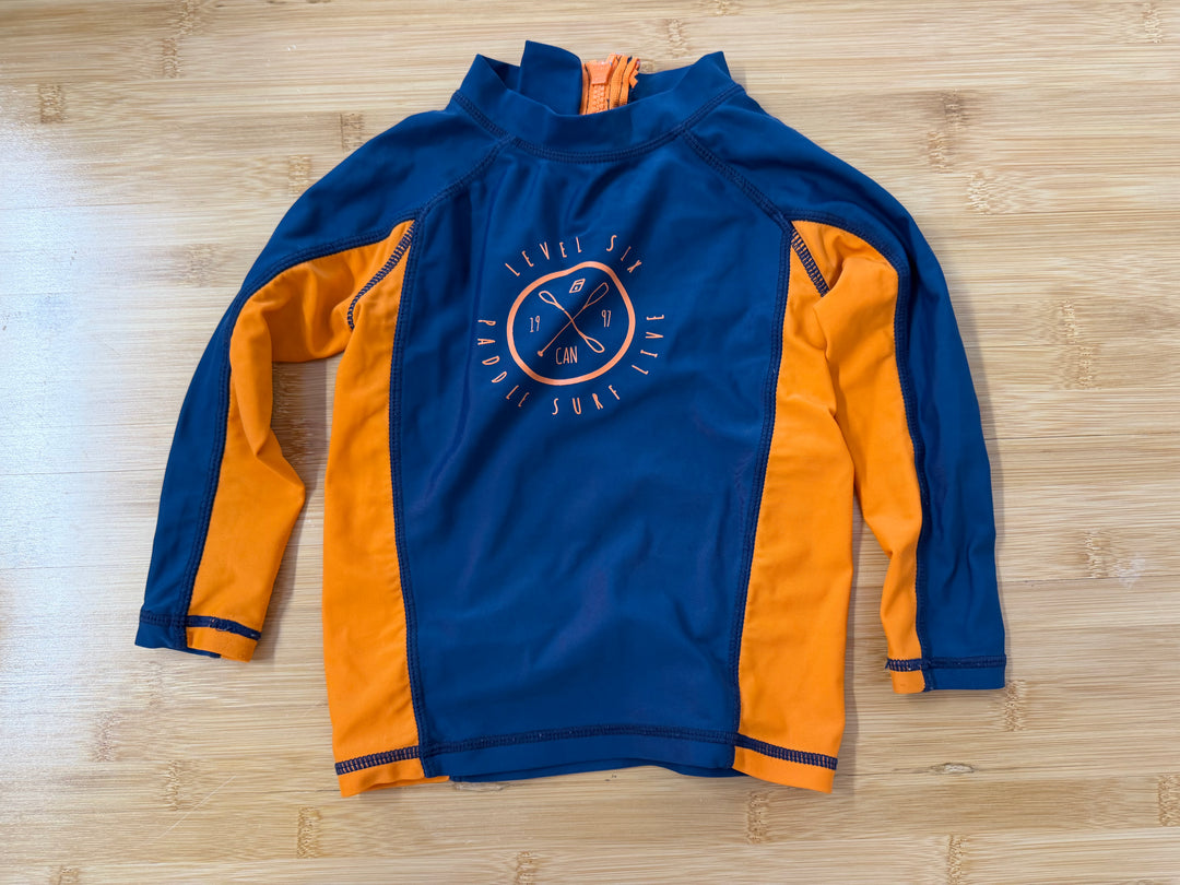 Level Six UPF 50+ Shirt – 2 | Orange & Navy