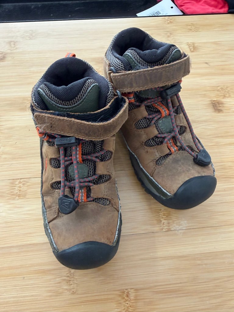 Keen Ankle Boots | Orange and Brown - Nest and Sprout-Consignment