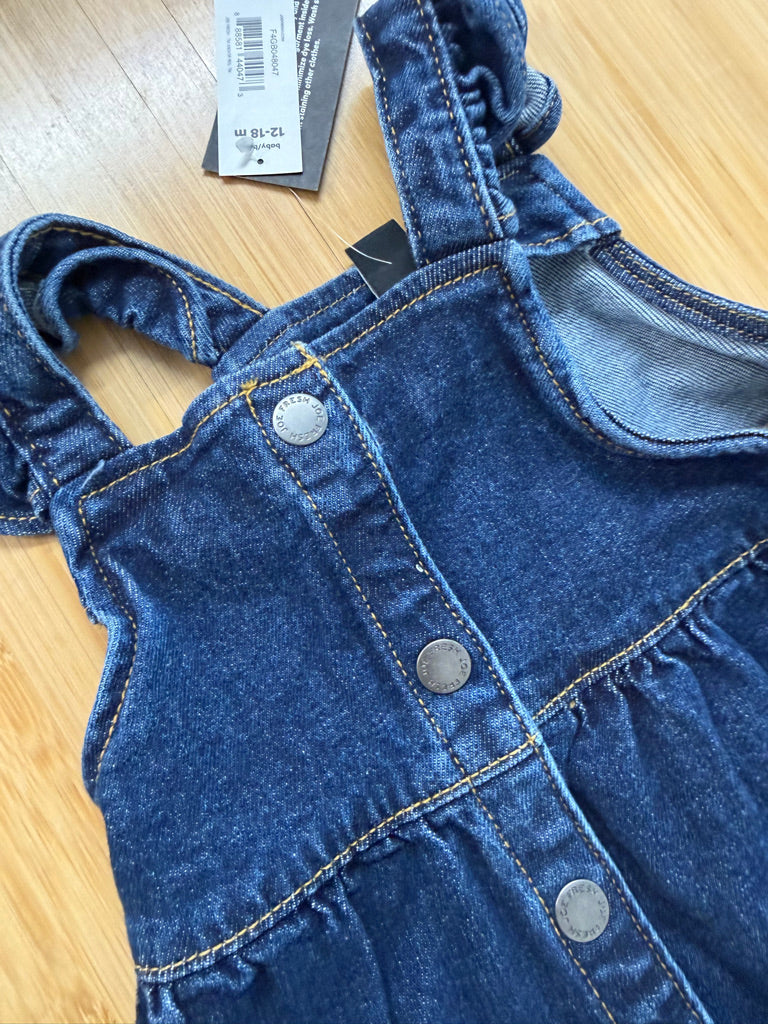 Joe Fresh Denim Snap-Up Jumper – 12-18M | NWT