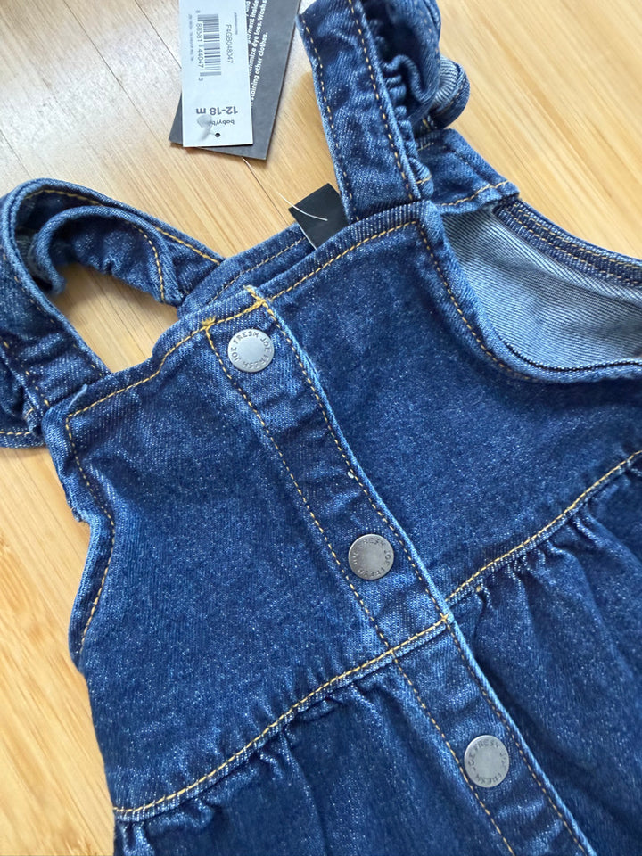 Joe Fresh Denim Snap-Up Jumper – 12-18M | NWT