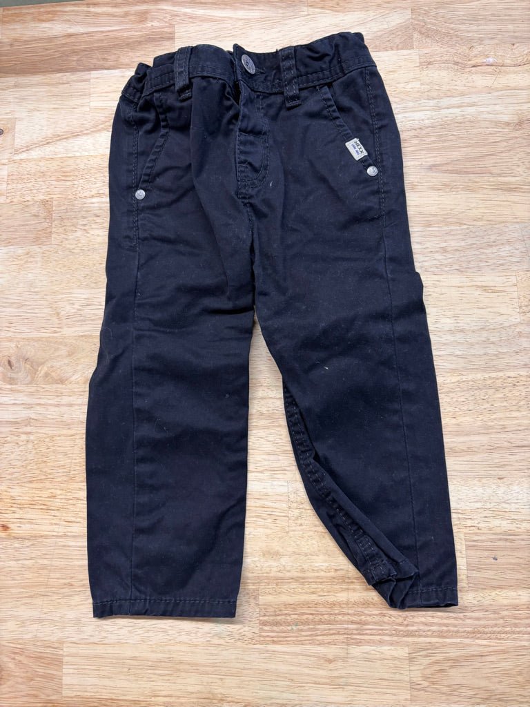 Mexx Pants – 18 - 24M Black Adjustable - Nest and Sprout - Consignment