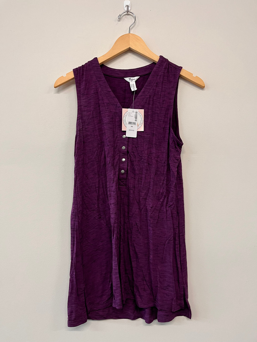 Thyme Maternity Tank – XS Purple NWT