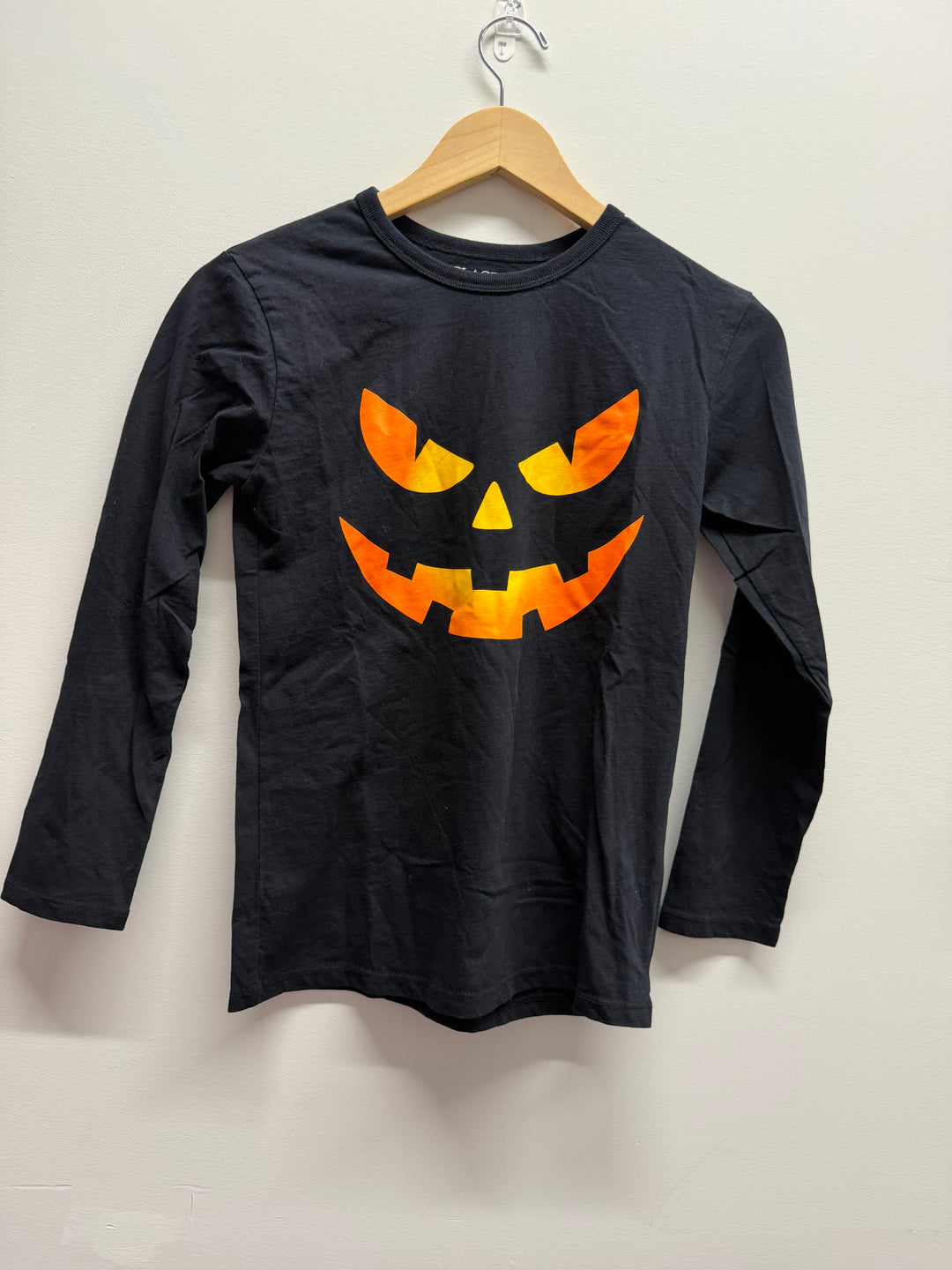 The Children's Place Jack-o'-Lantern Long Sleeve – 10/12 | Black | Holiday
