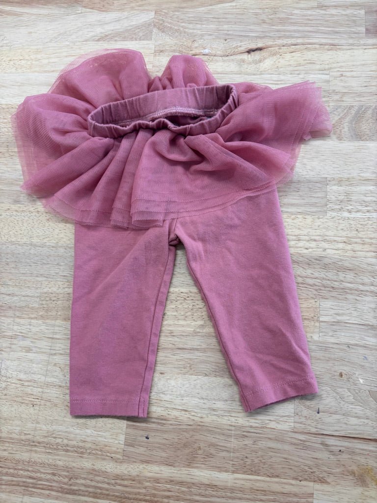 Bundles 3 - 6M Rose Leggings with Tulle Skirt - Nest and Sprout - Consignment