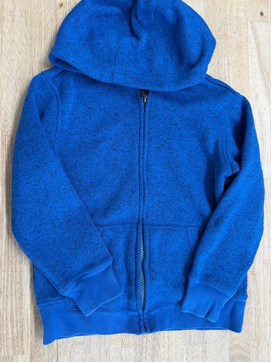 OshKosh Zip Up Hoodie – 6 | Blue - Nest and Sprout-Consignment