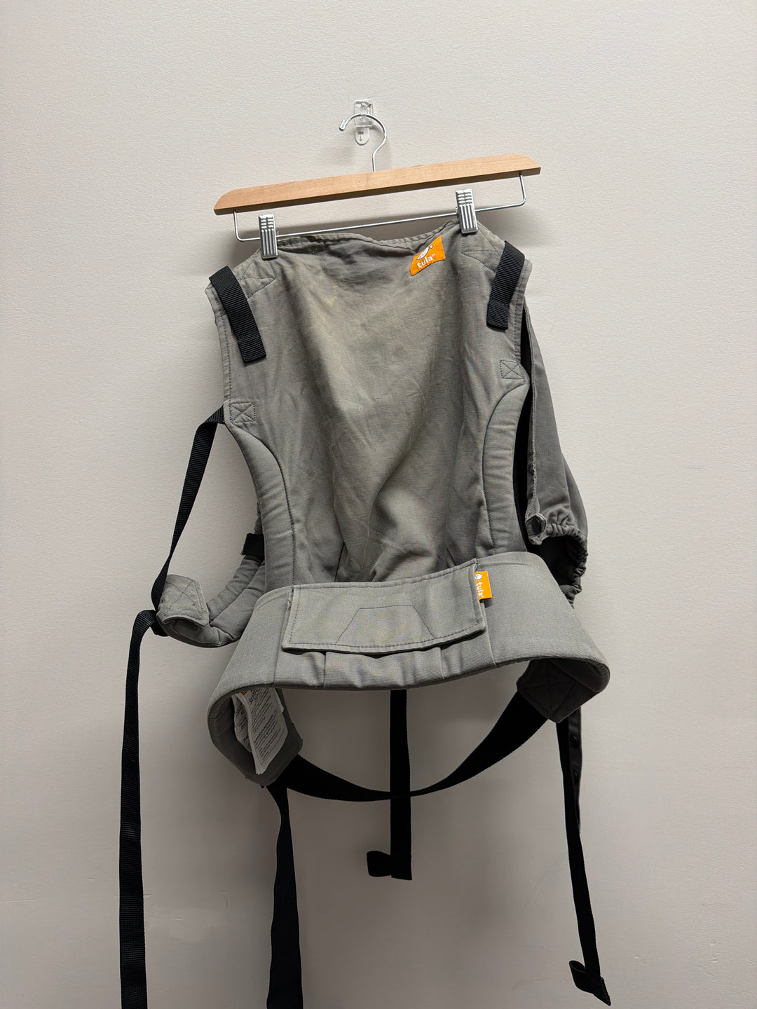 Tula Free-to-Grow Baby Carrier – One Size | Graphite Grey 100% Cotton | Play