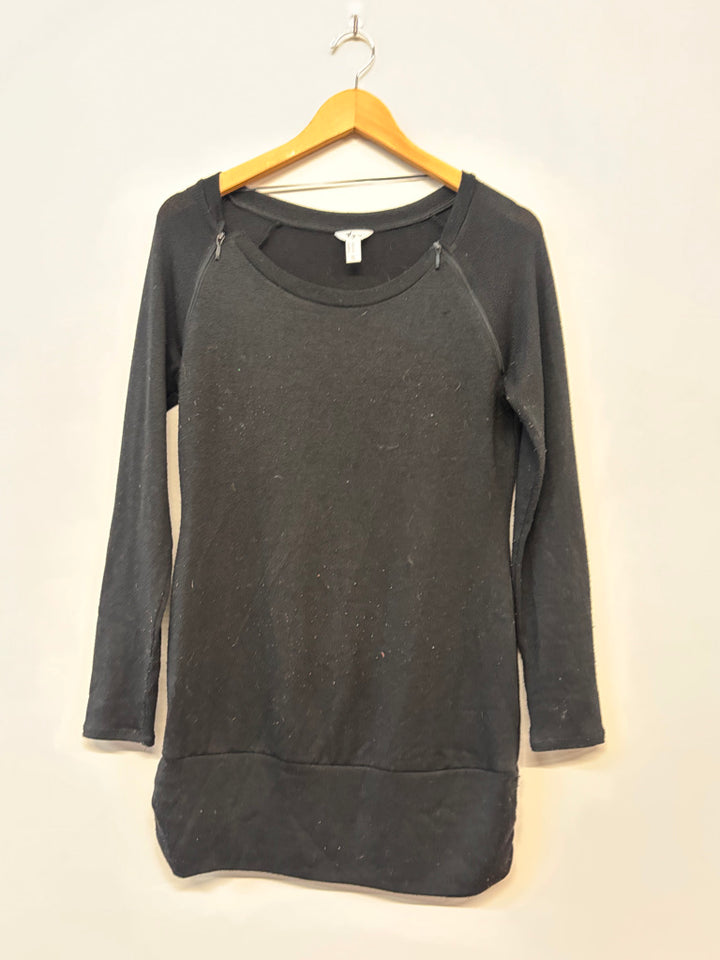 Thyme Maternity Nursing Top – Size S Black