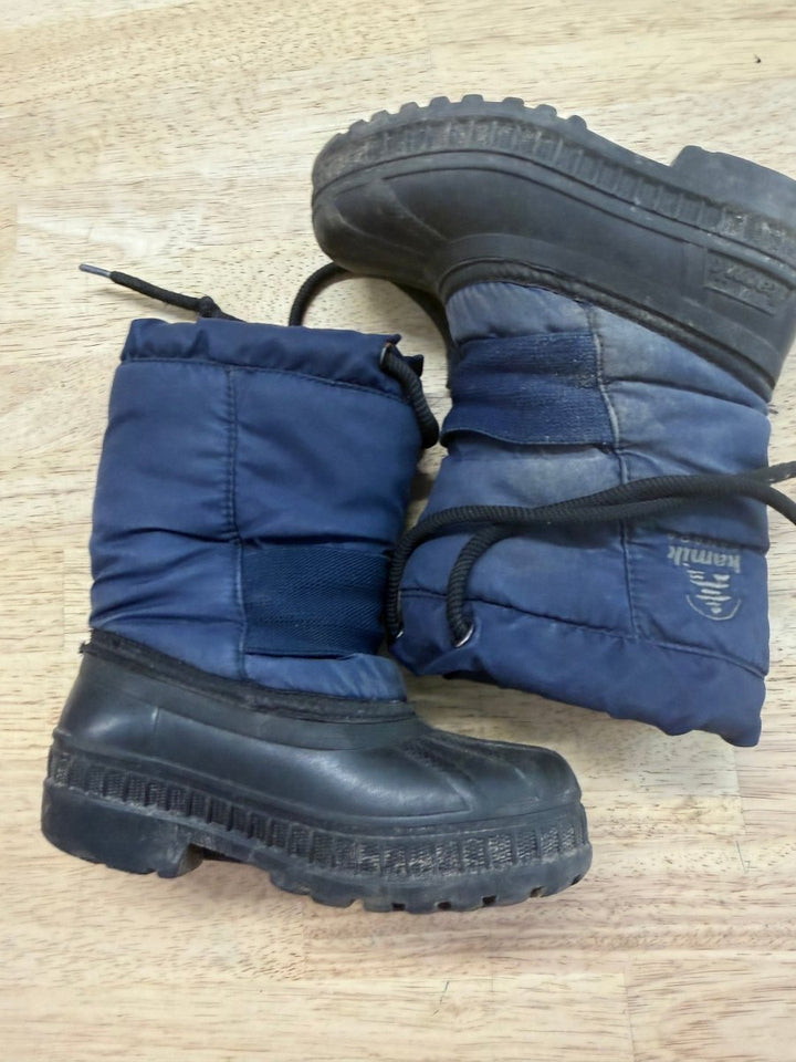 Kamik Navy & Black Galosh Snowboot – 8 - Nest and Sprout-Consignment