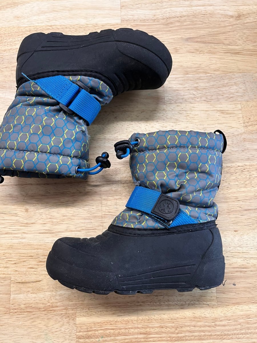 Northside Winter Boots – 8 Blue/Yellow - Nest and Sprout - Consignment