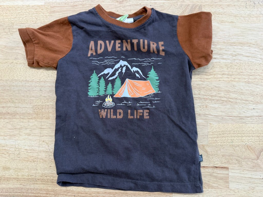 Z/C – 2T | Charcoal & Brown | Adventure Graphic - Nest and Sprout - Consignment