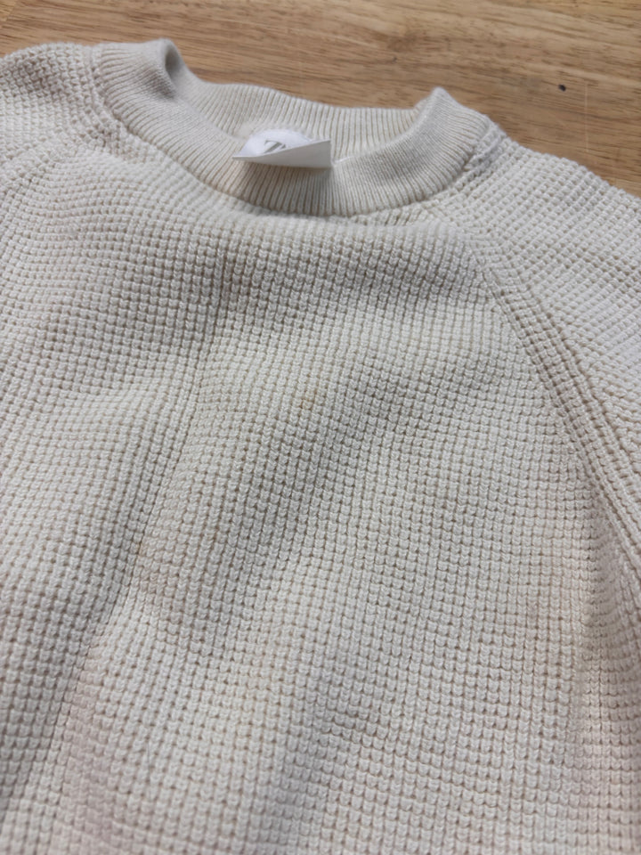 Zara Cream Knit Sweater 18-24M IMPERFECT