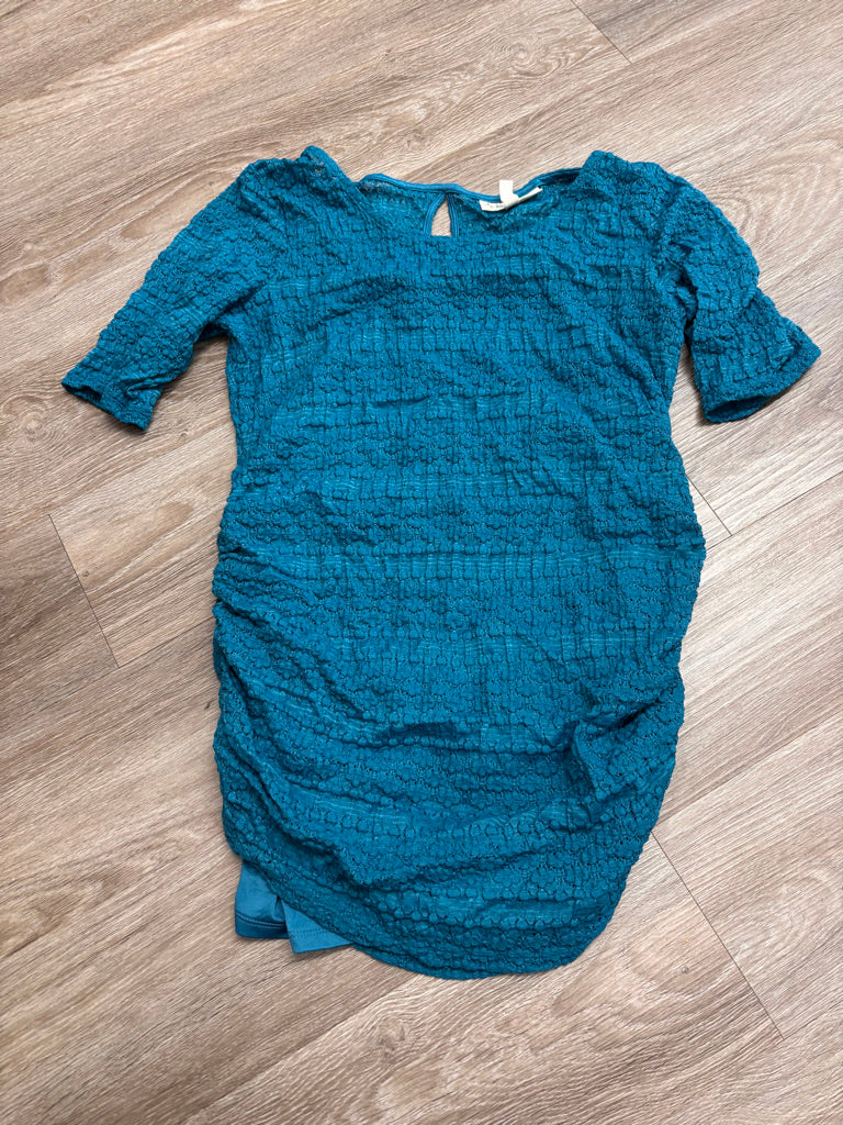 Jessica Simpson Maternity Top – Size M (Teal Blue, Two-Layer)