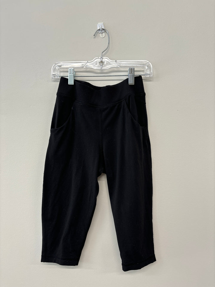 Ivivva Crop Leggings - Black, Size 6  | Clearance