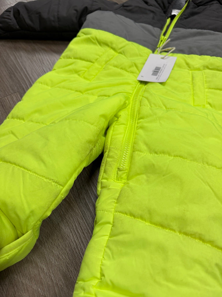 Carter's Snowsuit – 18 Months | Neon Green and Grey