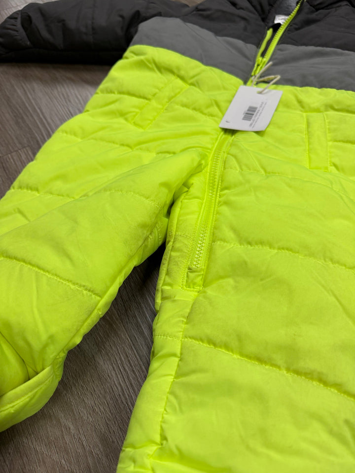 Carter's Snowsuit – 18 Months | Neon Green and Grey