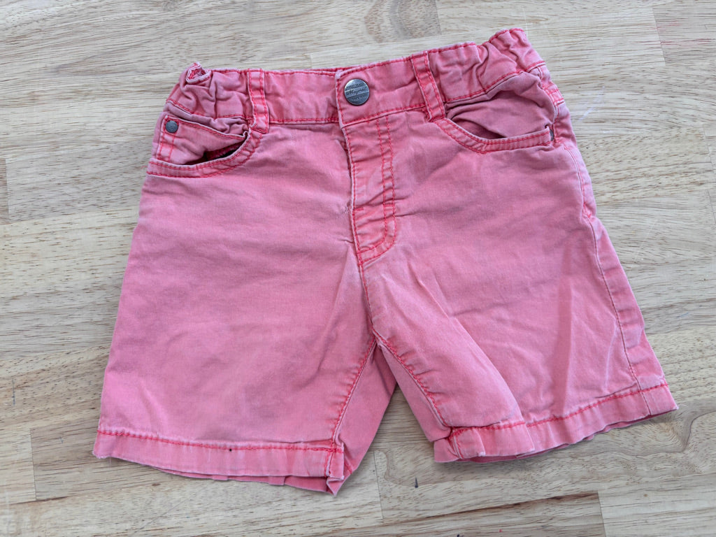 Mayoral Basics Size 2 Red Shorts (Faded, Adjustable Waist)