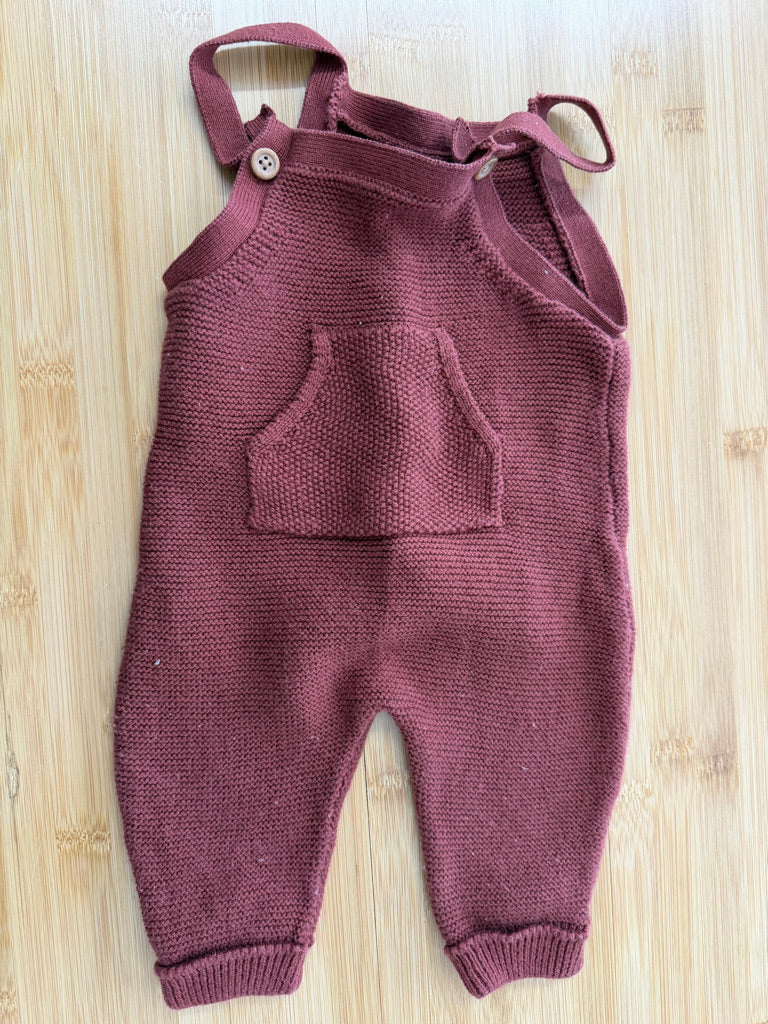 Little Planet Organic by Carter's Knit Romper – 3M | Dusty Brick Red