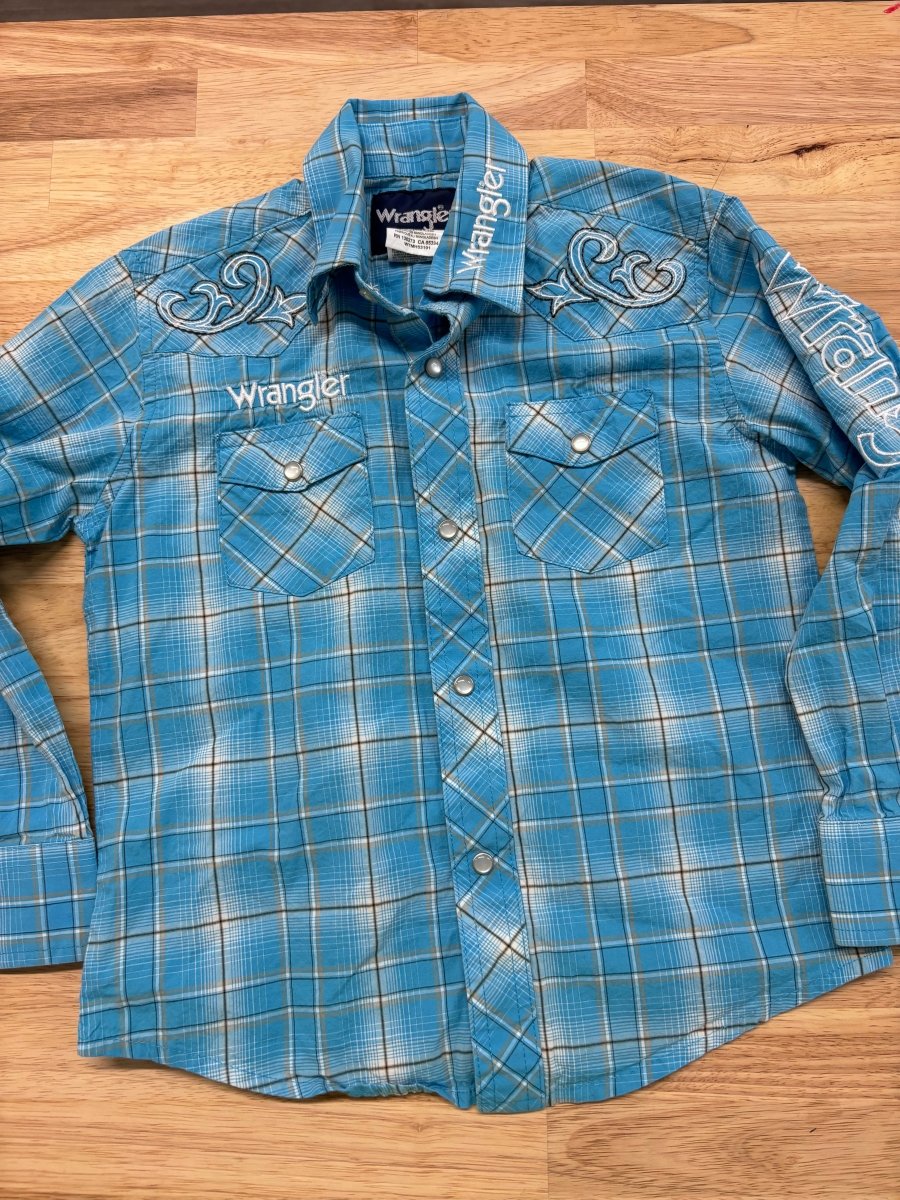 Wrangler Girls 5/6 Button Up Shirt - Nest and Sprout - Consignment