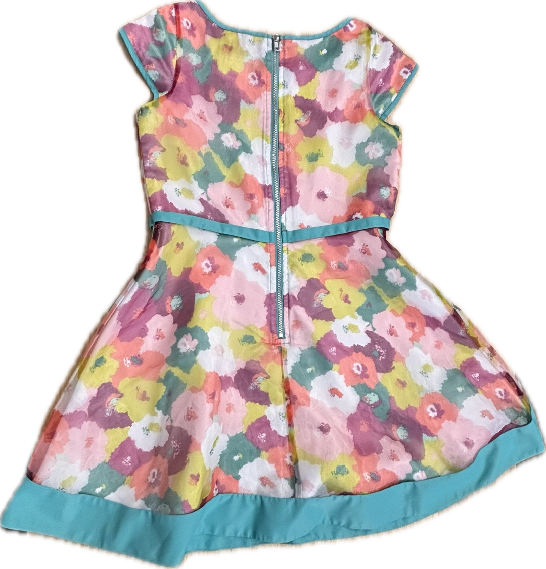 American Girl Size 8 Dress, Bright Bloom