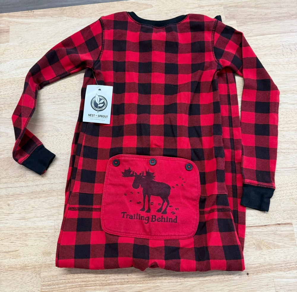 Little Blue House by Hatley Sleeper – Size 6 | Christmas Buffalo Plaid - Nest and Sprout - Consignment