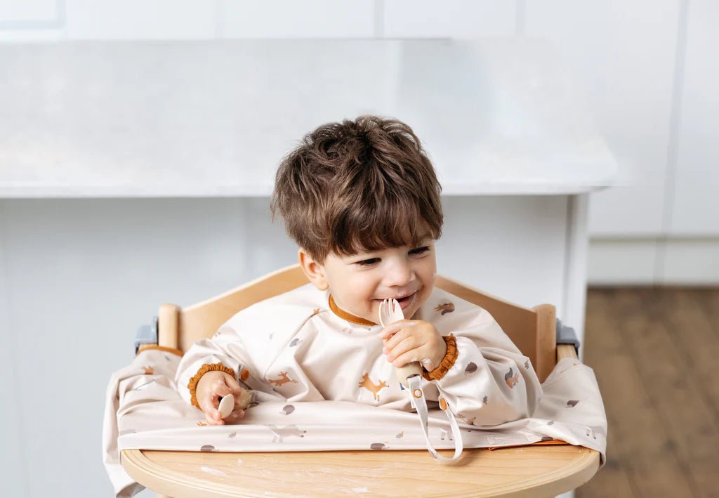Handi Cutlery: Attachable Baby Cutlery - Nest and Sprout - Bibado