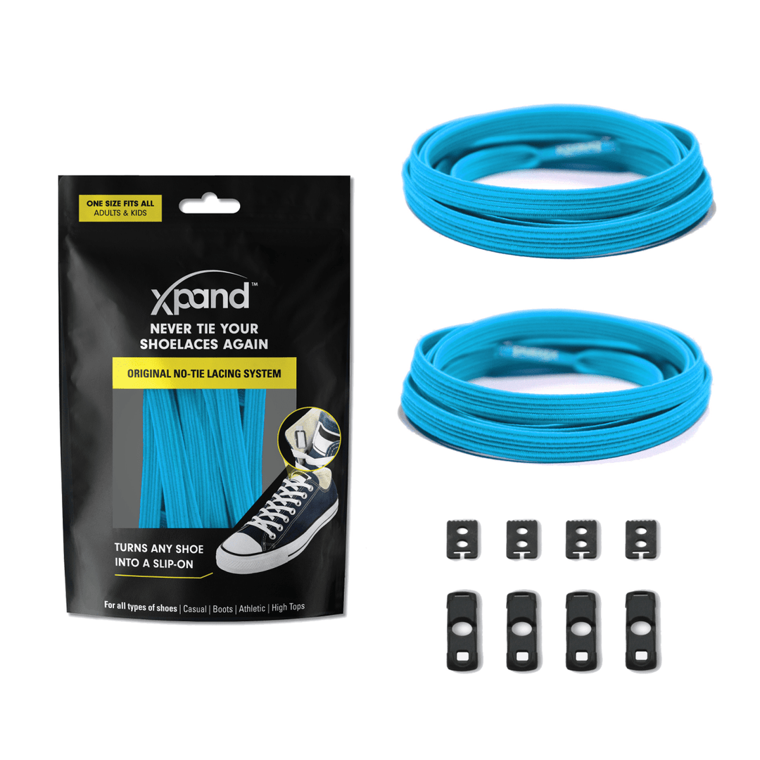 No - Tie Elastic Flat Shoelaces | No More Tying | One Size - Nest and Sprout - Xpand Laces