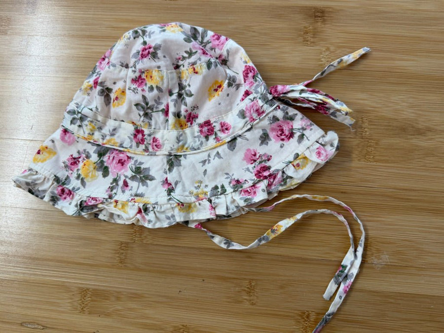 Bouquet Sun Hat – 12–23M - Nest and Sprout-Consignment