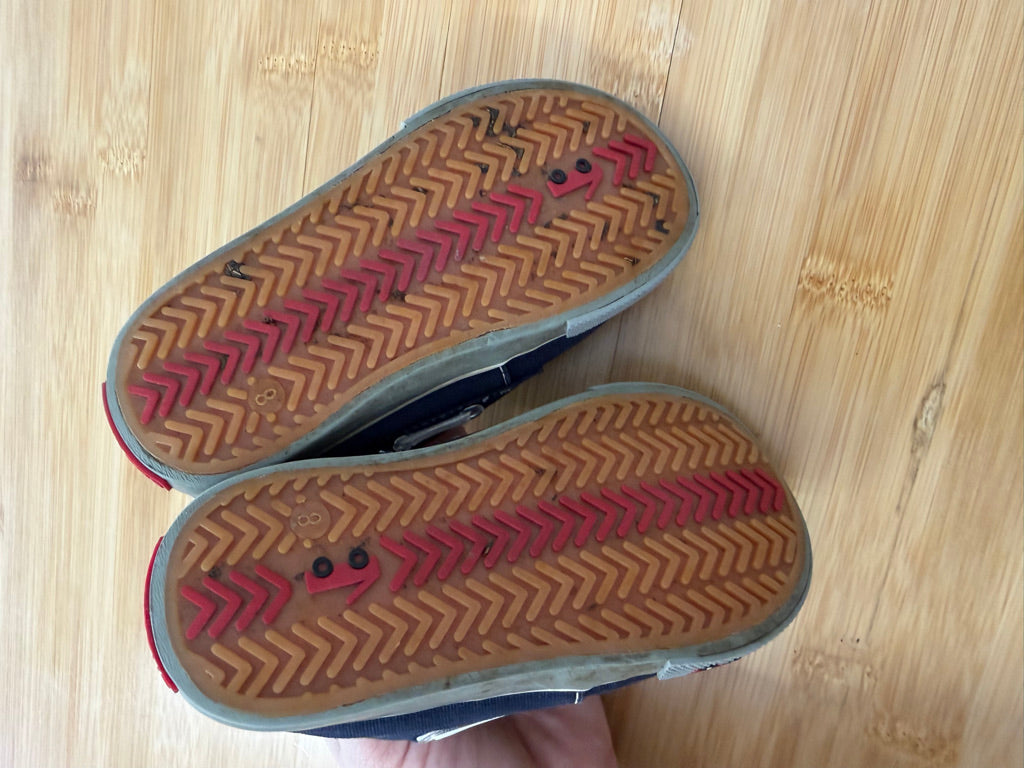 See Kai Run Boat Shoes – 8 | Navy Velcro