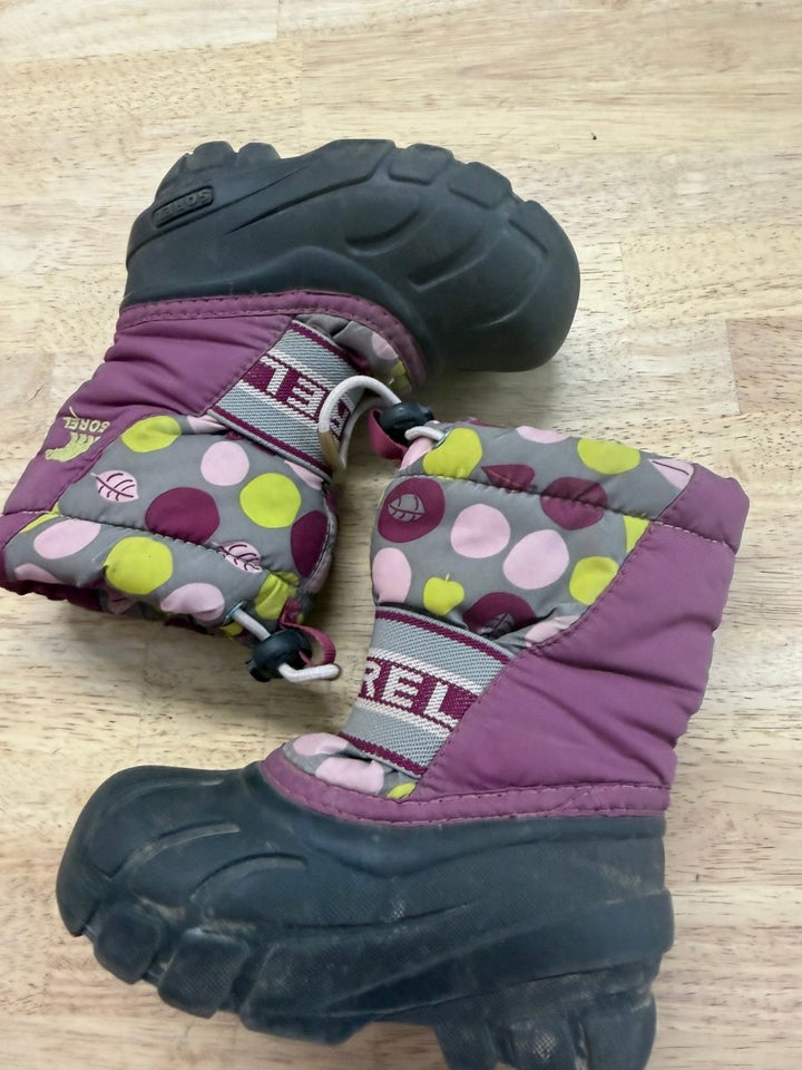 Sorel Purple Polka Dot Galosh Boot – 7 | Play | - Nest and Sprout-Consignment