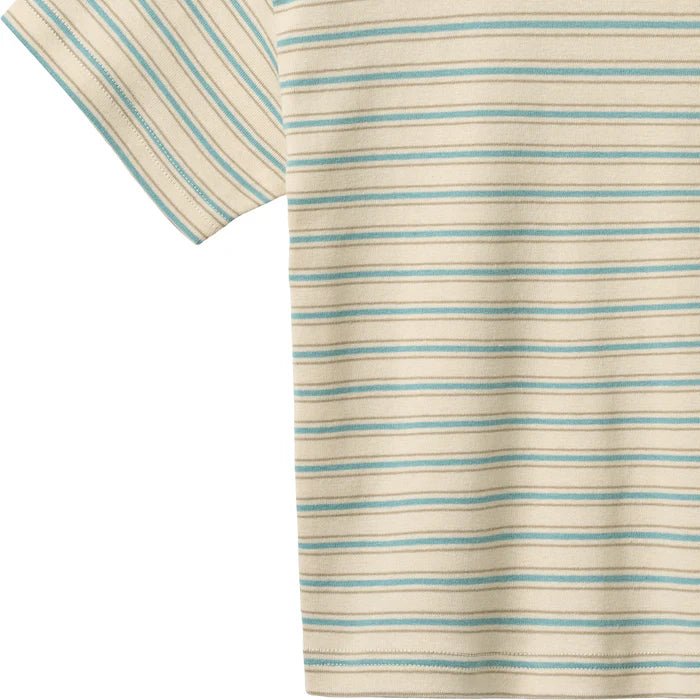 Wheat Kids Shirt – Tommy – Spring Lake Stripe | 2Y - 12Y - Nest and Sprout - Wheat Kids