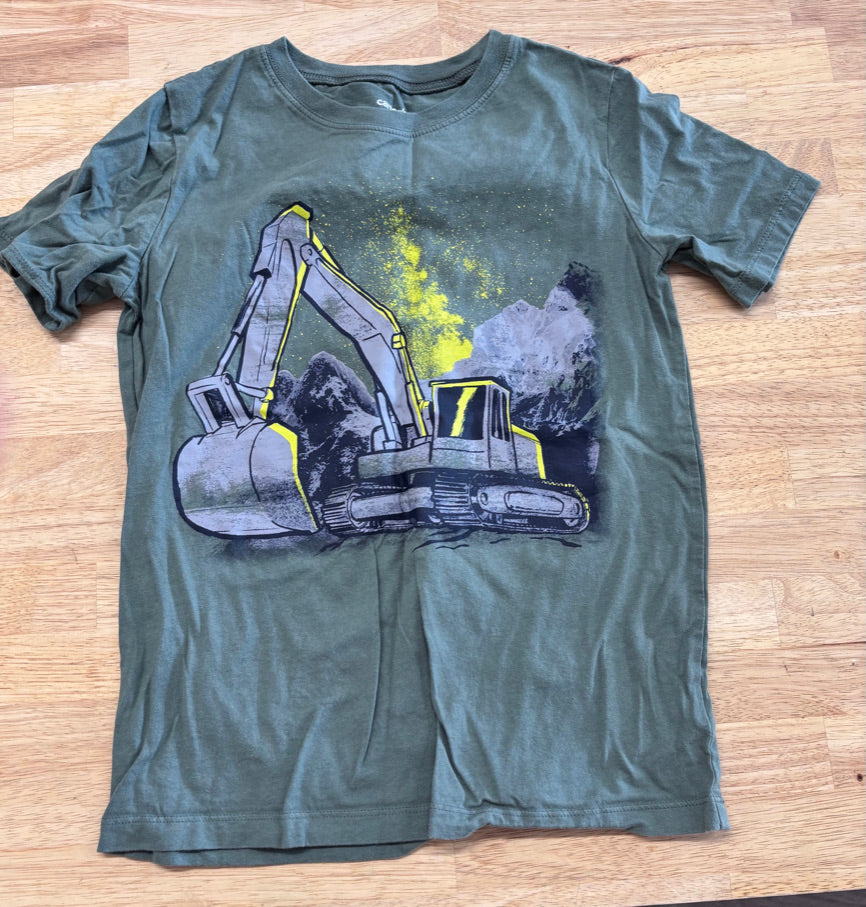 Carters Digger Tee Grey Size 10
