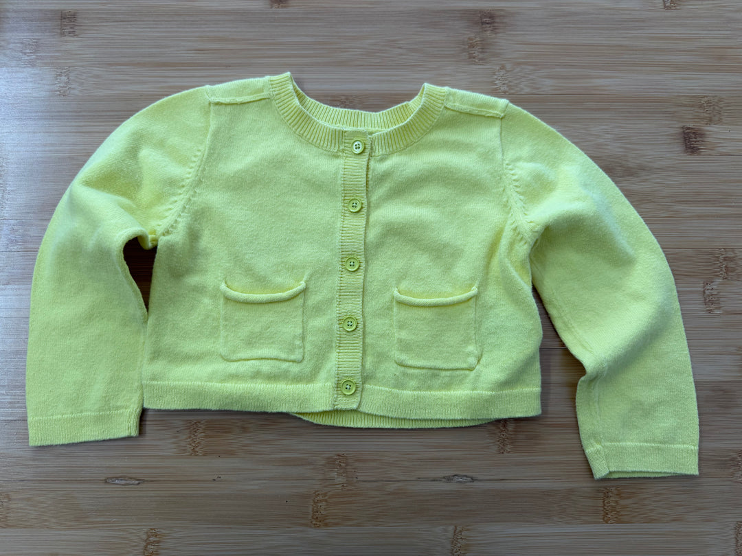 Baby Gap Cardigan – 18–24M | Yellow