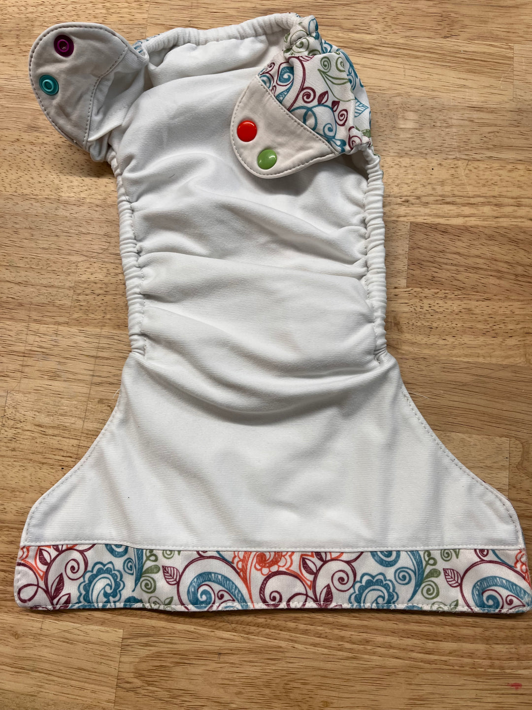 BumGenius Pocket Diaper (Floral Doodle Print)