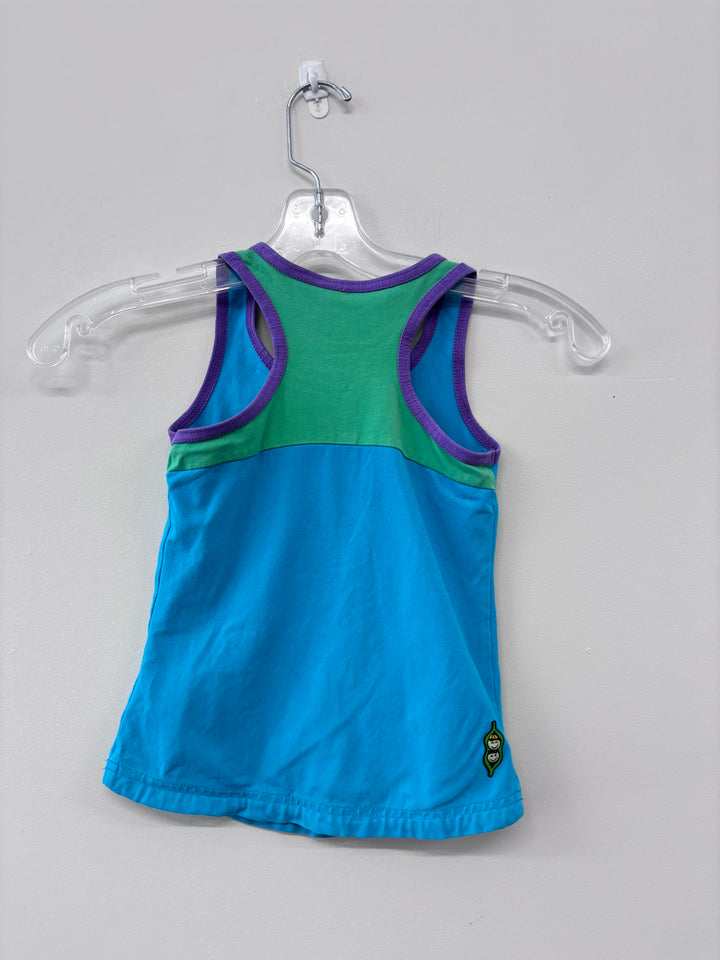 Peekaboo Beans Tides Out Tank, Teal, 4 (Play)