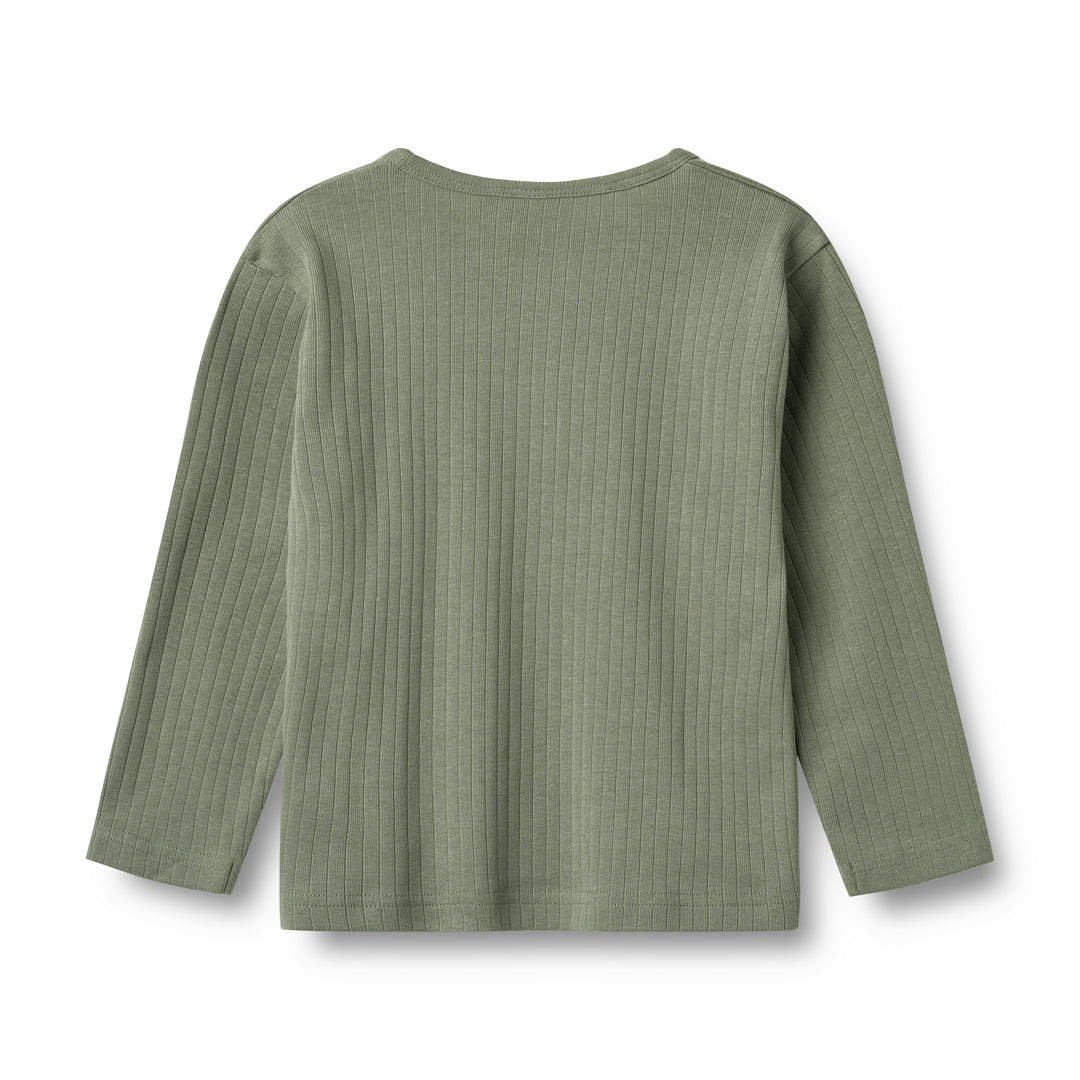 Kids Morris Long Sleeve Shirt | Dusty Green