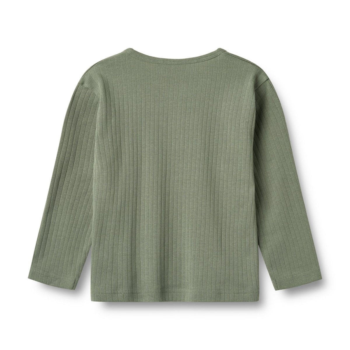 Kids Morris Long Sleeve Shirt | Dusty Green - Nest and Sprout - Wheat Kids