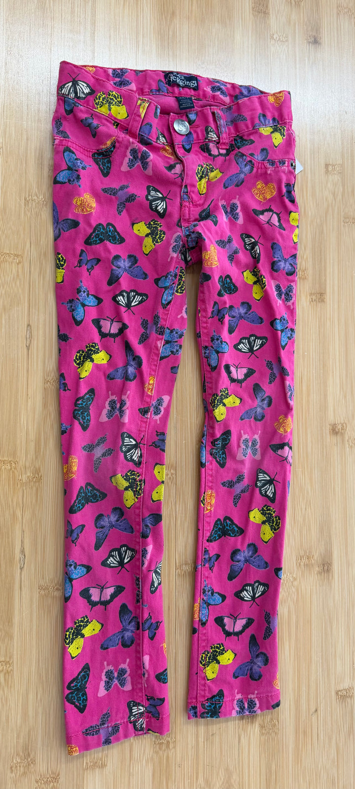 The Children's Place Jegging – 6/7 | Butterfly | Hot Pink