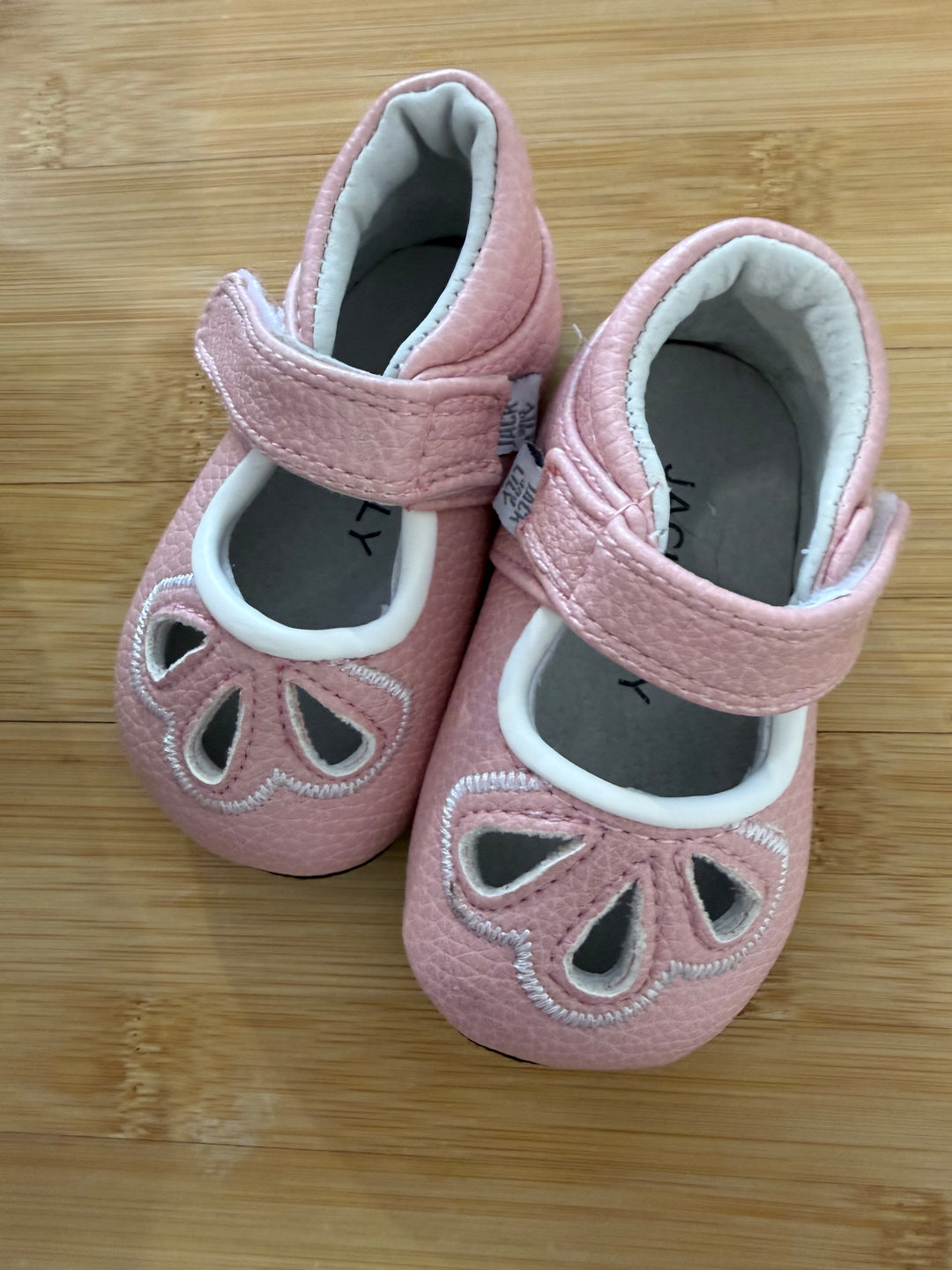 Jack & Lily Pink Mary Jane Early Walker – 6–12M | Excellent