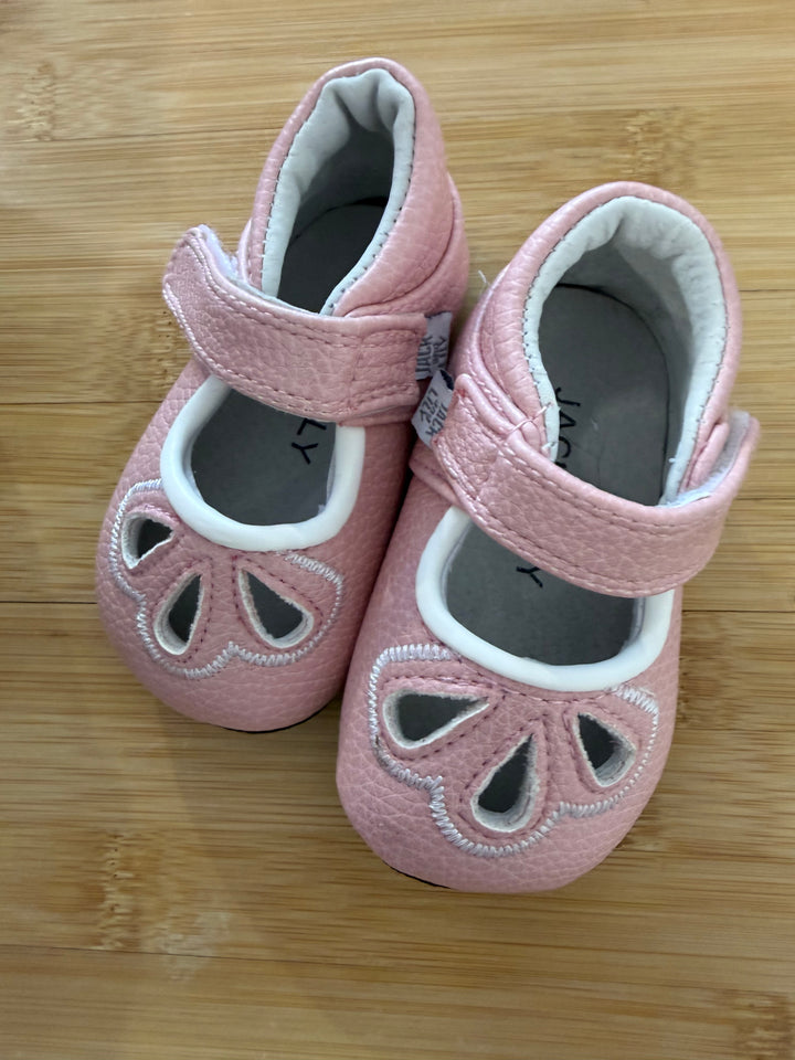 Jack & Lily Pink Mary Jane Early Walker – 6–12M | Excellent