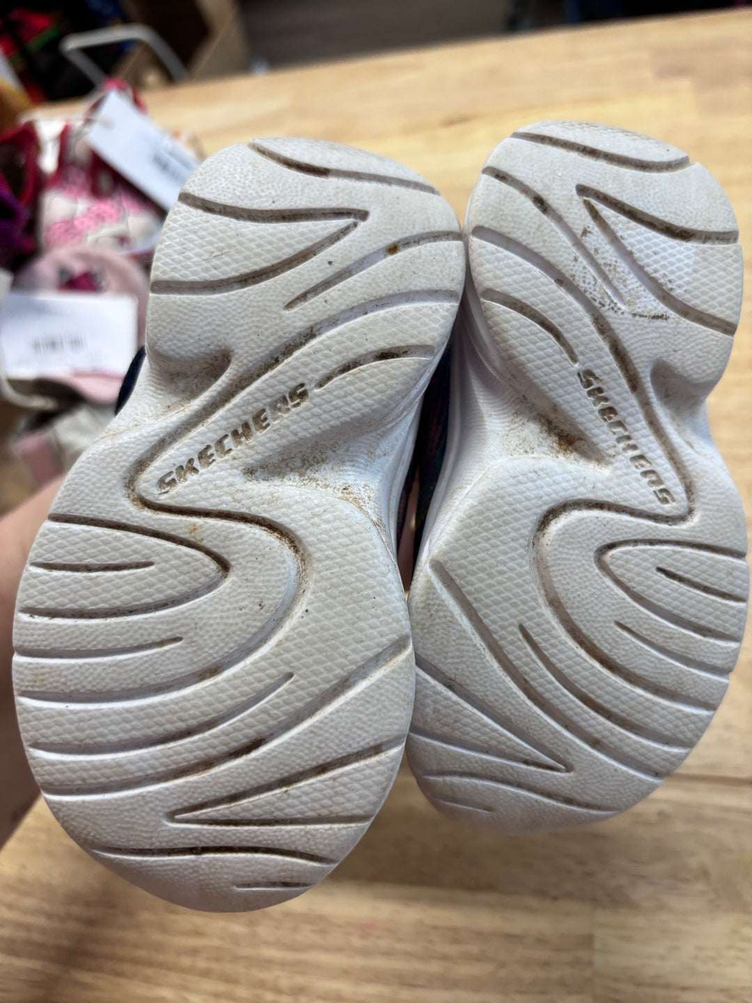 Skechers Pink Velcro Sneakers Size 5